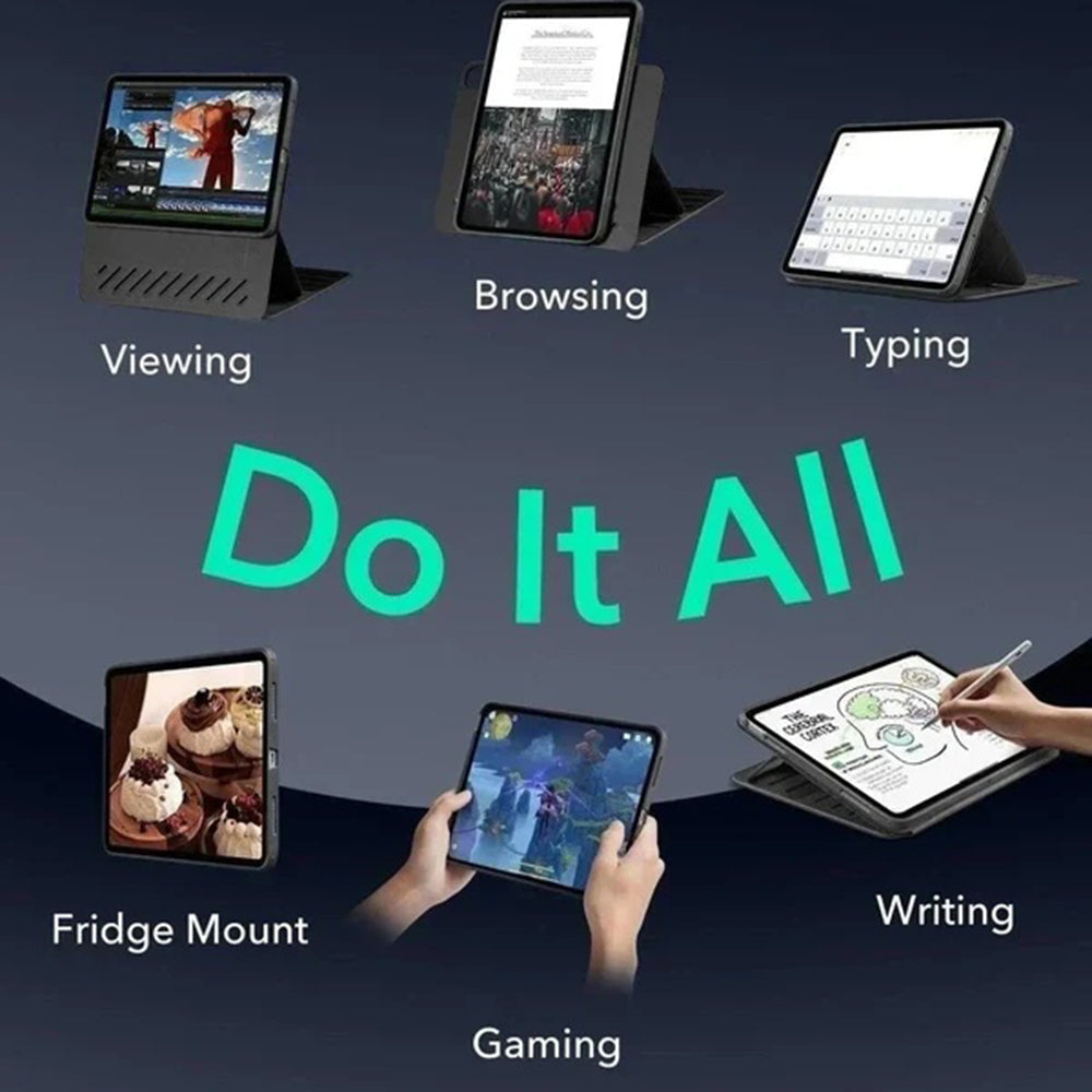 Ovitek za Apple iPad (2025) / (2022), ESR, Shift, Črn