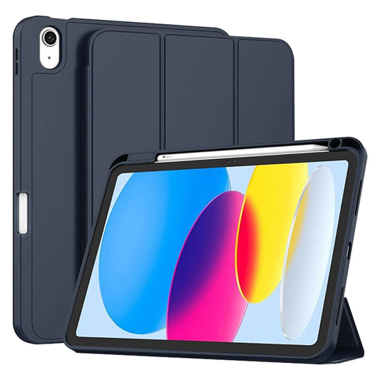 Ovitek za Apple iPad (2025) / (2022), Techsuit, Flex Trifold, Temno moder