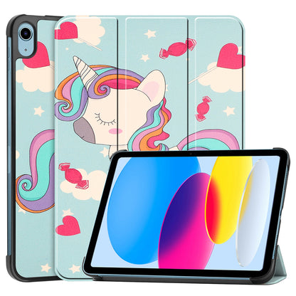 Ovitek za Apple iPad (2025) / (2022), Techsuit, FoldPro Unicorn, večbarven