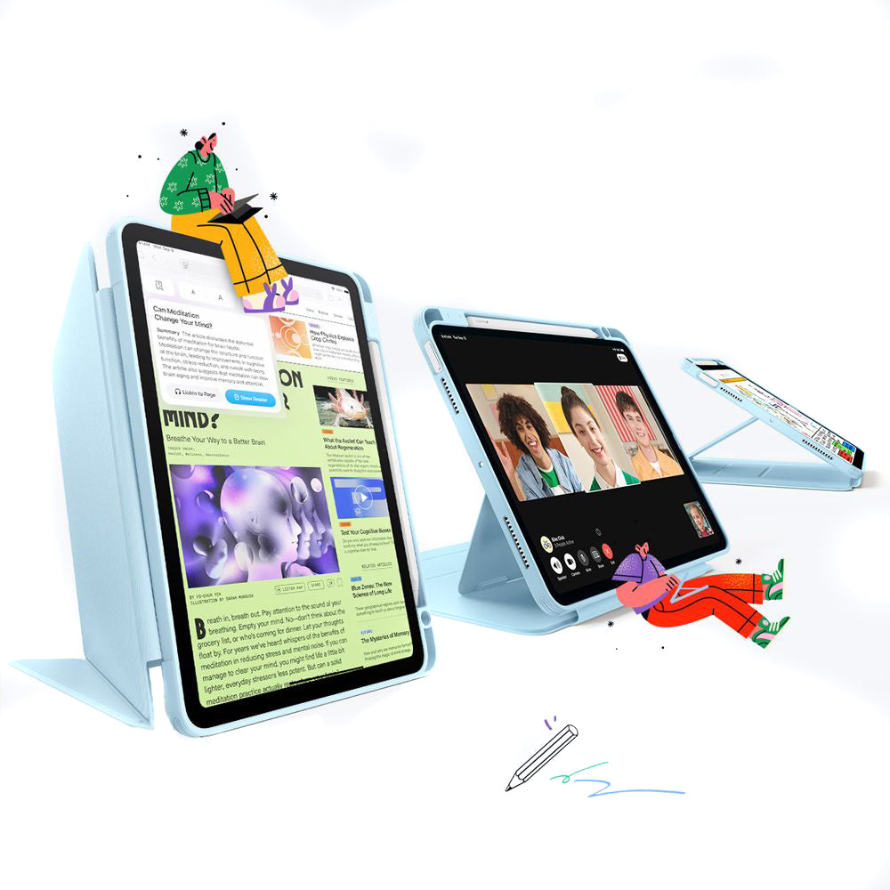 Case for Apple iPad Air 13 (2026) / Air 13 (2025) / Air 13 (2024), ESR, Flip Hybrid, Blue