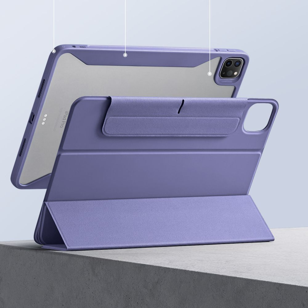 Ovitek za Apple iPad Pro 13 (2024), ESR, Rebound Hybrid, Vijolična