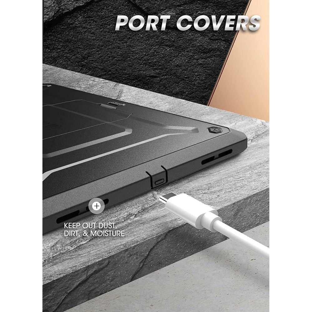 Ovitek za Apple iPad (2025) / iPad (2022), Supcase, Unicorn Beetle Pro, Črn