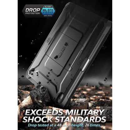 Ovitek za Apple iPad (2025) / iPad (2022), Supcase, Unicorn Beetle Pro, Črn