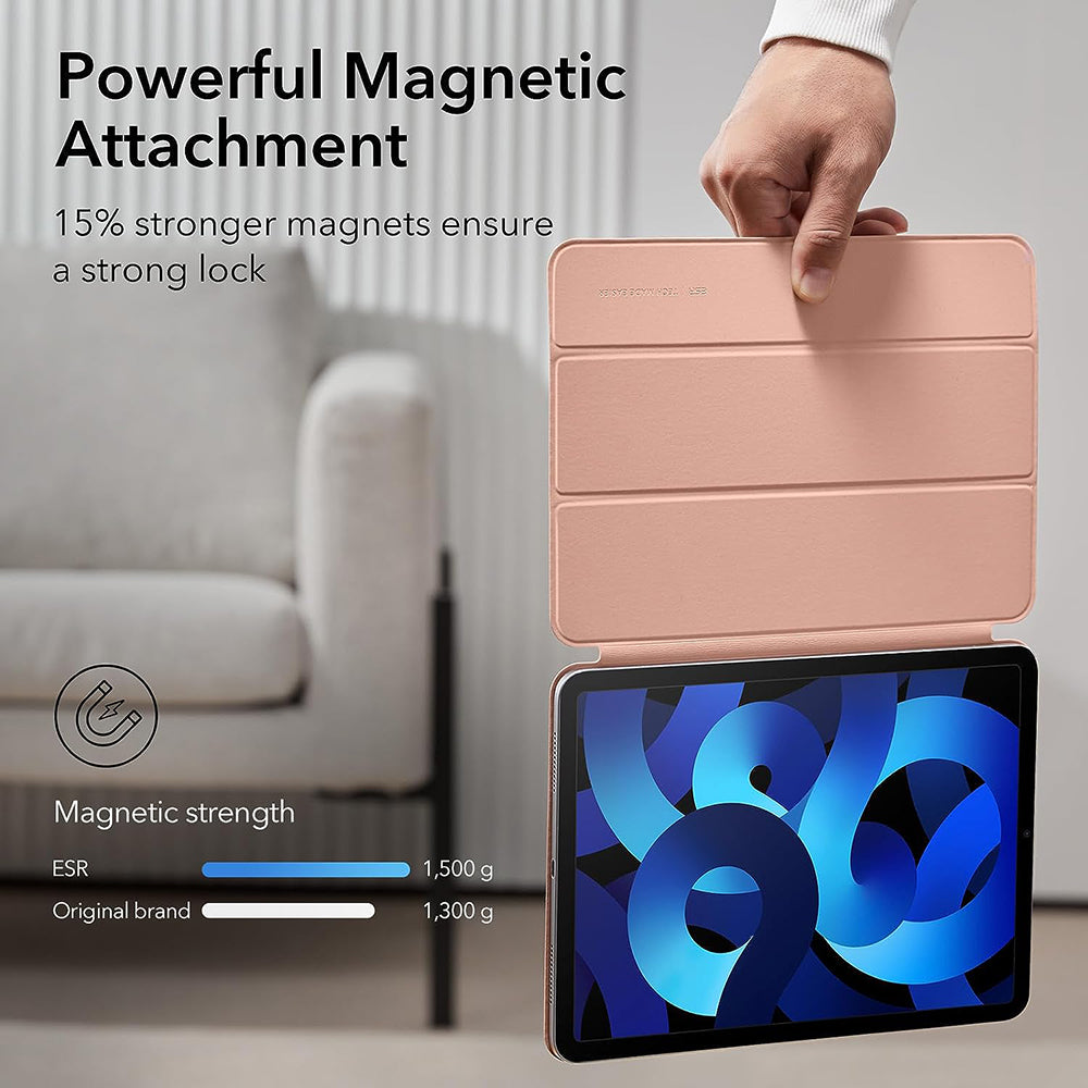 Ovitek za Apple iPad Air 11 (2024) / Air (2022) / Air (2020) / Pro 11 (2018), ESR, Rebound, Roza