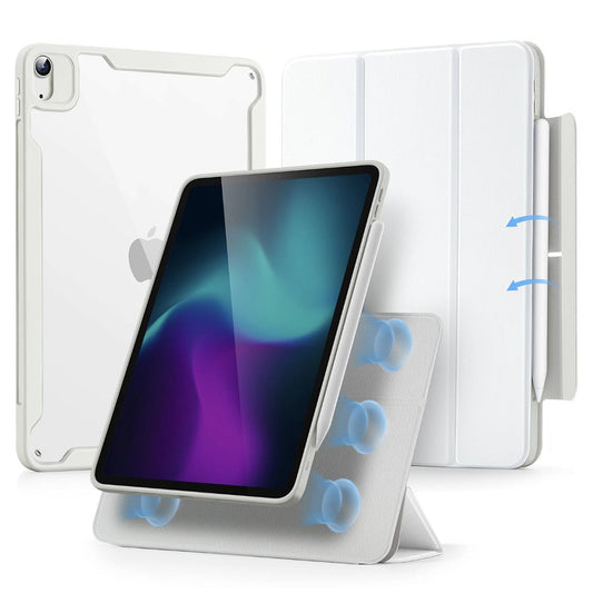 Ovitek za Apple iPad Air 11 (2026) / iPad Air 11 (2025) / Air 11 (2024) / Air (2022) / Air (2020), ESR, Rebound Hybrid, Bela