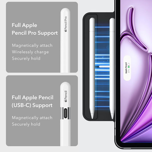 Ovitek za Apple iPad Air 13 (2025) / Air 13 (2024), ESR, Rebound, črn