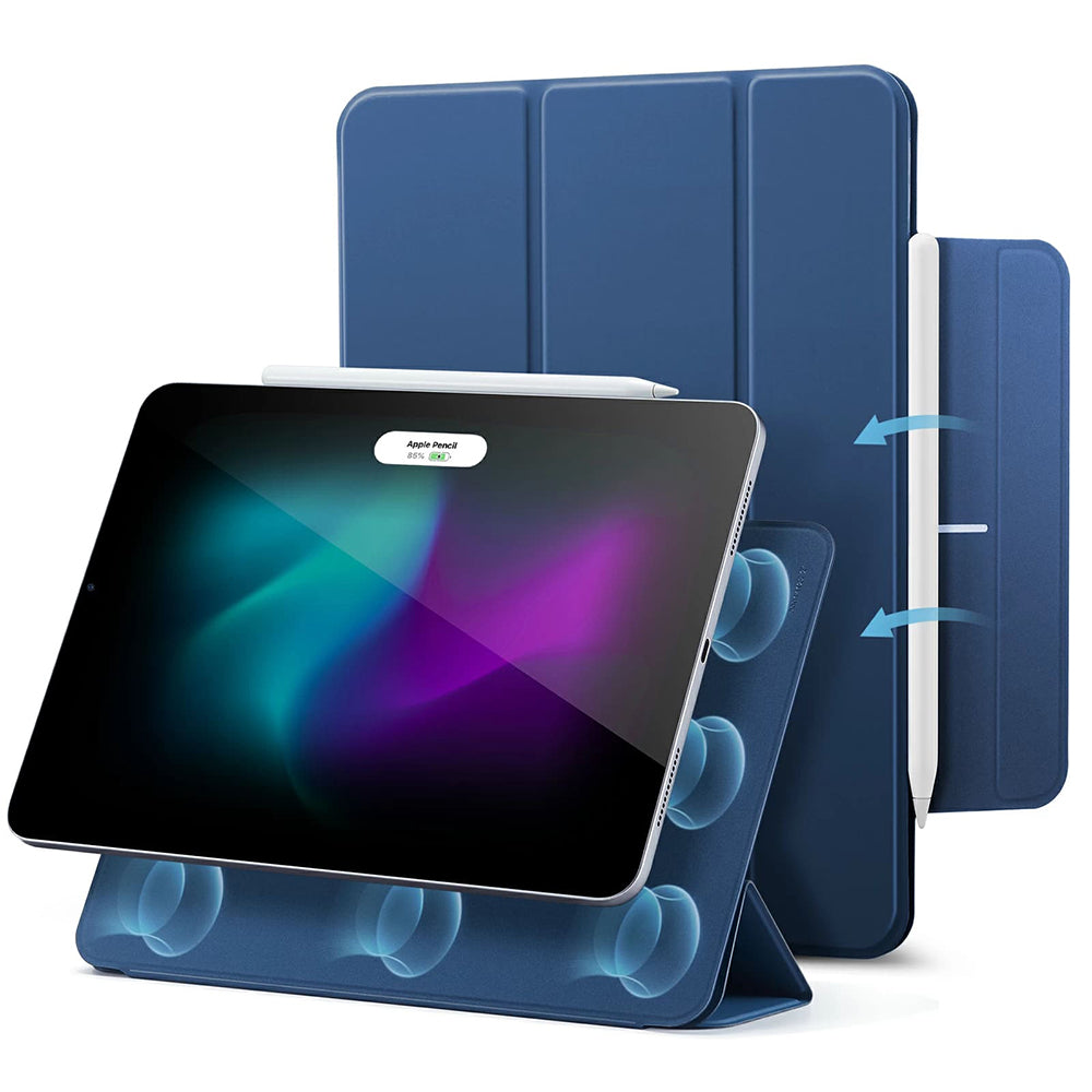 Ovitek za Apple iPad Air 13 (2026) / Air 13 (2025) / Air 13 (2024) / Pro 12.9 (2022) / Pro 12.9 (2021), ESR, Rebound, temno modra