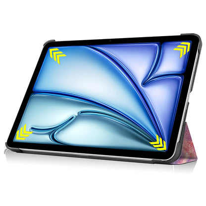 Ovitek za Apple iPad Air 13 (2026) / Air 13 (2025) / Air 13 (2024), Techsuit, FoldPro Galaxy, večbarven