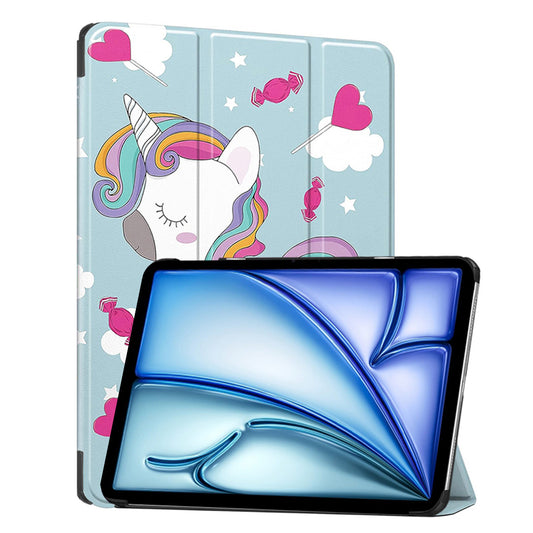 Ovitek za Apple iPad Air 13 (2026) / Air 13 (2025) / Air 13 (2024), Techsuit, FoldPro Unicorn, večbarven