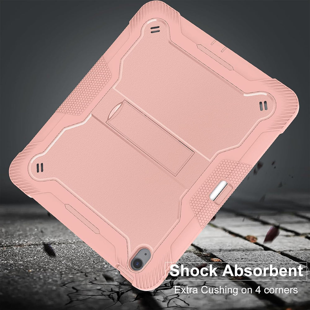 Ovitek za Apple iPad Air 13 (2026) / Air 13 (2025) / Air 13 (2024), Techsuit, Rugged TabShell, Črn
