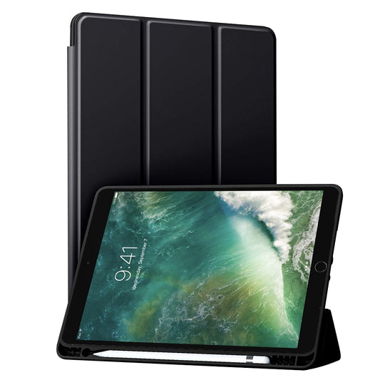 Case for Apple iPad Air (2019) / Pro 10.5 (2017), Techsuit, Flex Trifold, Black