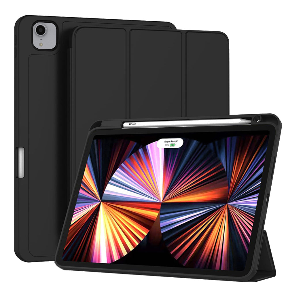 Ovitek za Apple iPad Pro 11 (2022) / Pro 11 (2021) / Pro 11 (2020) / Pro 11 (2018), Techsuit, Flex Trifold, Črn