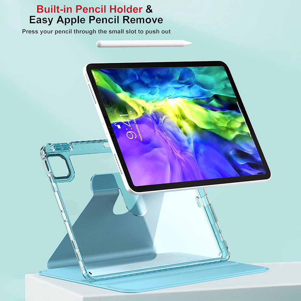 Ovitek za Apple iPad Pro 11 (2024), Techsuit, Crystal Vision, Bleu