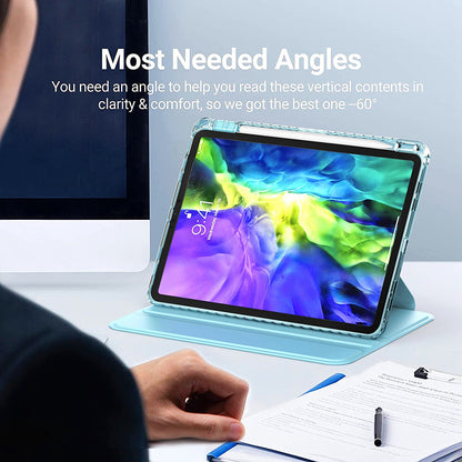 Ovitek za Apple iPad Pro 11 (2024), Techsuit, Crystal Vision, Vijoličen