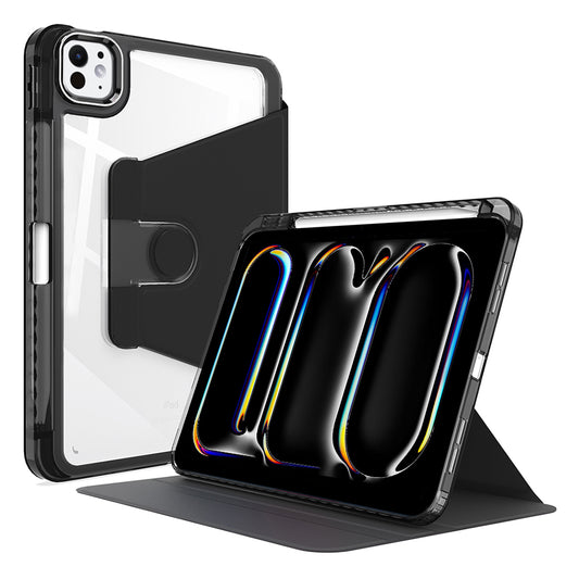 Ovitek za Apple iPad Pro 11 (2024), Techsuit, Crystal Vision, Črn