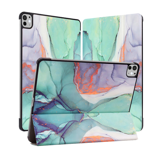 Ovitek za Apple iPad Pro 11 (2024), Techsuit, FoldPro Green Time, večbarven