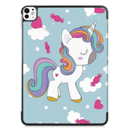 Ovitek za Apple iPad Pro 11 (2024), Techsuit, FoldPro Unicorn, večbarven