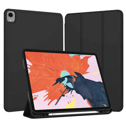 Ovitek za Apple iPad Pro 12.9 (2022) / Pro 12.9 (2021) / Pro 12.9 (2020) / Pro 12.9 (2018), Techsuit, Flex Trifold, Črn