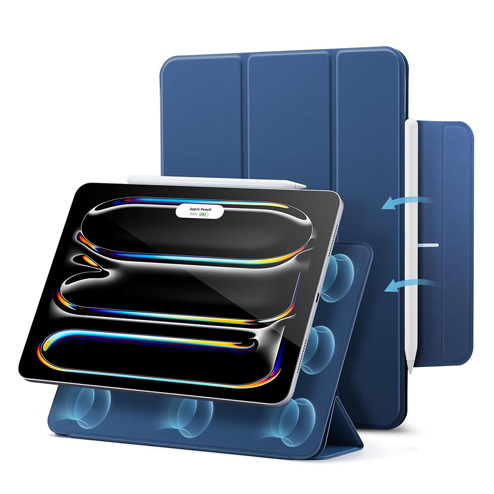 Ovitek za Apple iPad Pro 13 (2024), ESR, Rebound, temno moder
