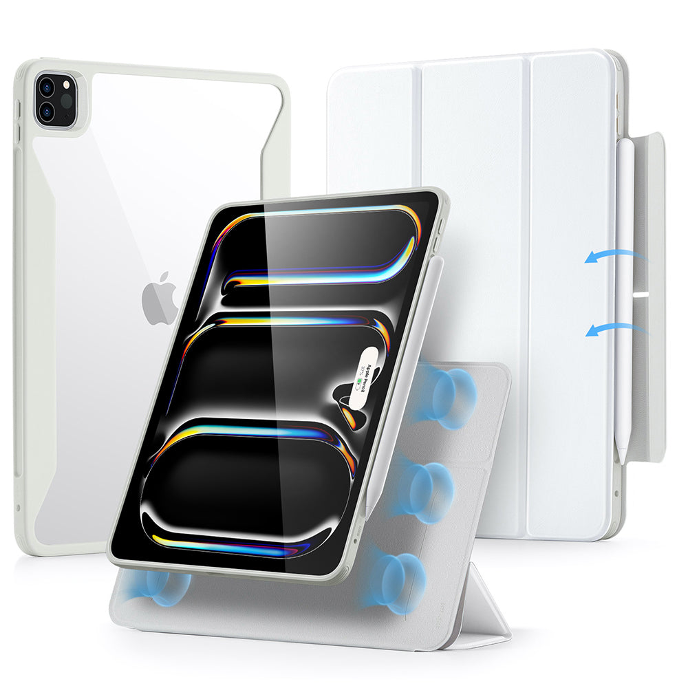 Ovitek za Apple iPad Pro 13 (2024), ESR, Rebound Hybrid, Bel