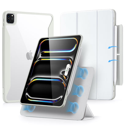 Ovitek za Apple iPad Pro 13 (2024), ESR, Rebound Hybrid, Bel