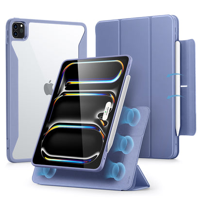 Ovitek za Apple iPad Pro 13 (2024), ESR, Rebound Hybrid, Vijolična