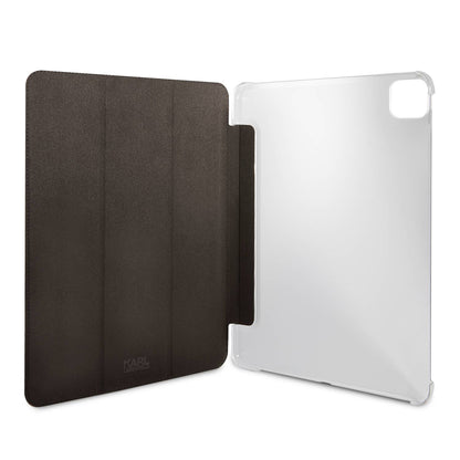 Ovitek za Apple iPad Pro 13 (2024), Karl Lagerfeld, Saffiano Karl & Choupette, črn