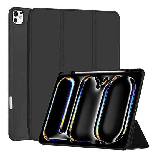 Ovitek za Apple iPad Pro 13 (2024), Techsuit, Flex Trifold, Črn