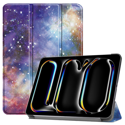Case for Apple iPad Pro 13 (2024), Techsuit, FoldPro Galaxy, Multicolor