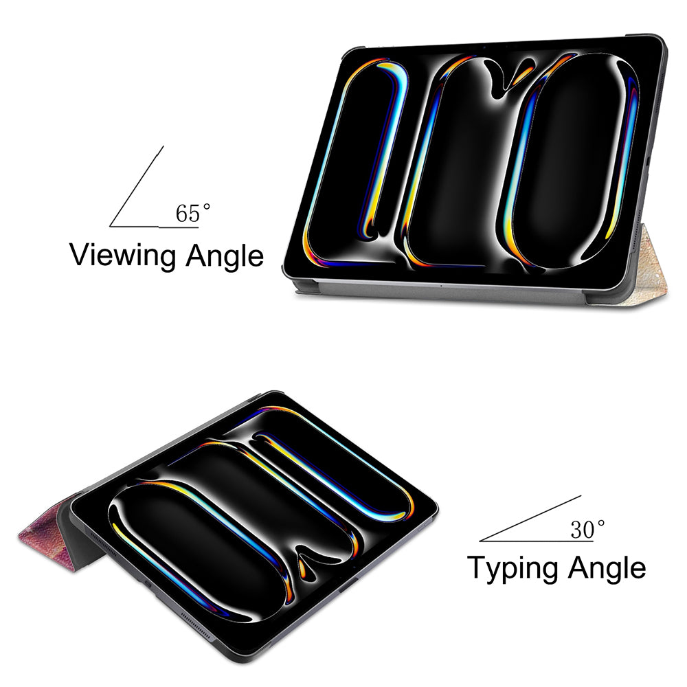 Ovitek za Apple iPad Pro 13 (2024), Techsuit, FoldPro Galaxy, večbarven
