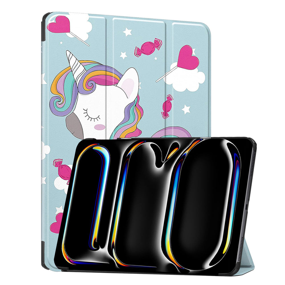 Ovitek za Apple iPad Pro 13 (2024), Techsuit, FoldPro Unicorn, večbarven