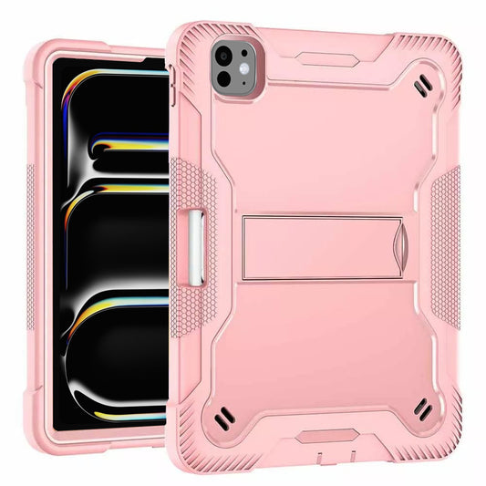 Ovitek za Apple iPad Pro 13 (2024), Techsuit, Rugged TabShell, roza