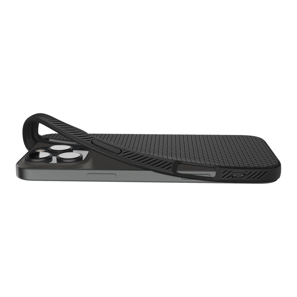 Case for Apple iPhone 16 Pro, Spigen, Liquid Air Matte, Black ACS08117 