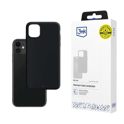 Ovitek za Apple iPhone 11, 3MK, mat črn
