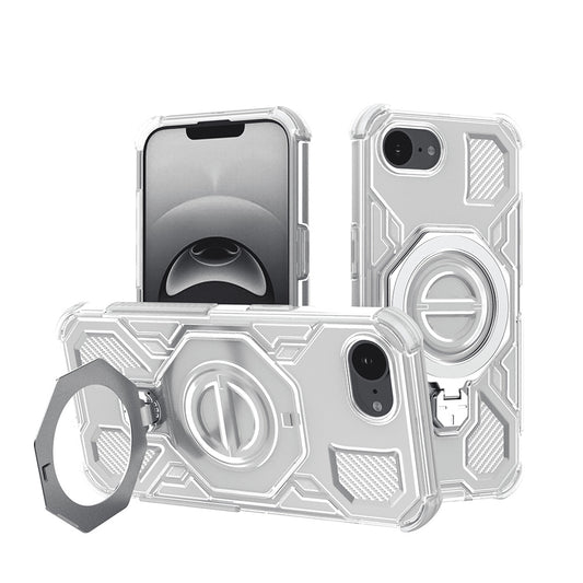 Ovitek za Apple iPhone 17e / 16e, Techsuit, Carbon Shield Pro, Bela
