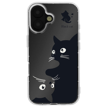 Ovitek za Apple iPhone 17, OEM, Ultra Trendy Cat, Črn