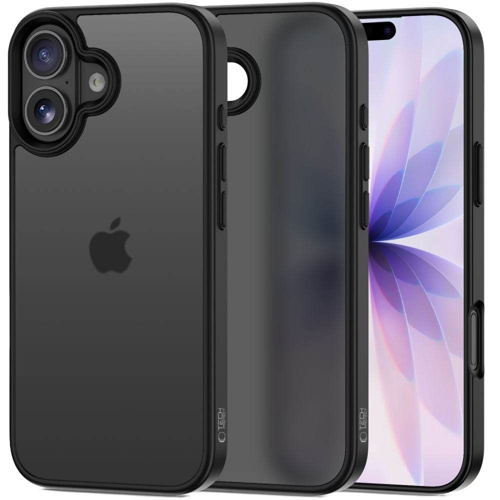 Ovitek za Apple iPhone 17, Tech-Protect, Magmat, Mat Črna