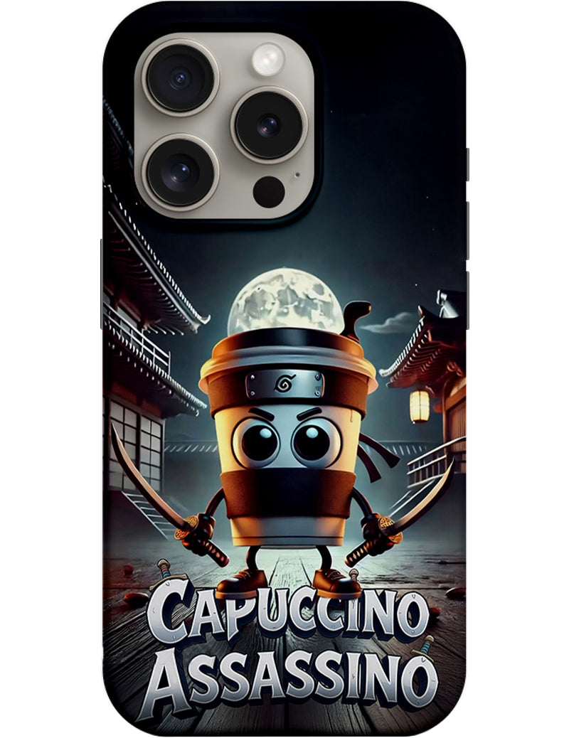 Ovitek za Apple iPhone 14 Pro, Perfect Case, Italian Brainrot Capuccino Assassino, večbarven
