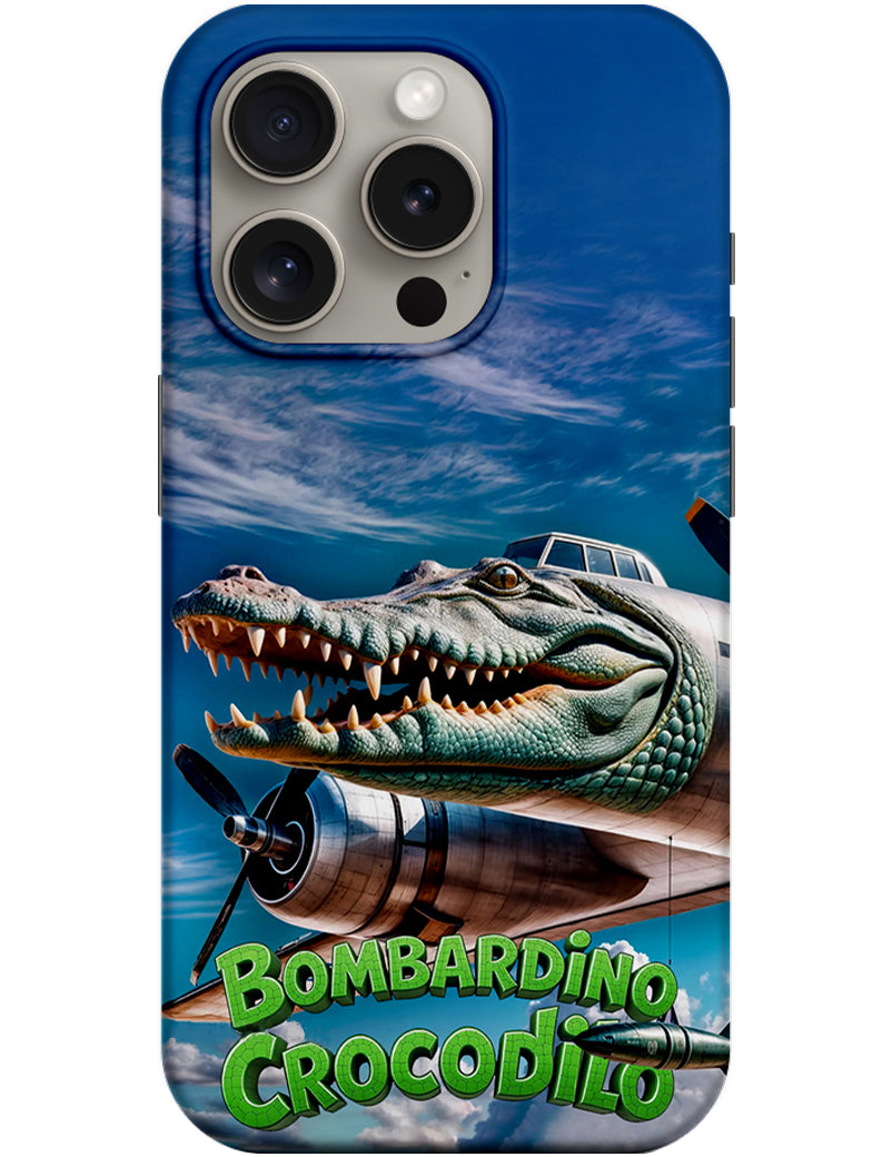 Ovitek za Apple iPhone 14 Pro, Perfect Case, Italian Brainrot Bombardino Crocodilo, večbarven