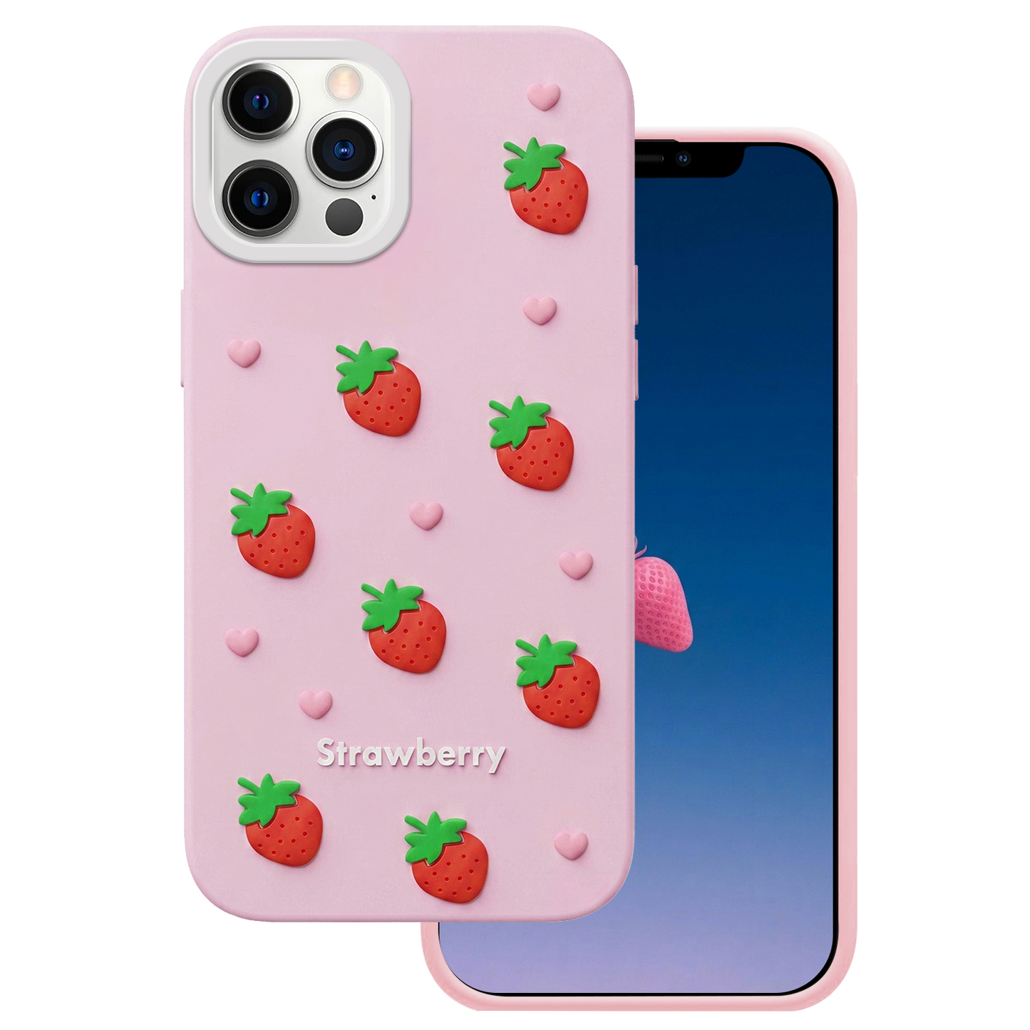 Ovitek za Apple iPhone 16 Pro Max, OEM, Jagoda, Roza
