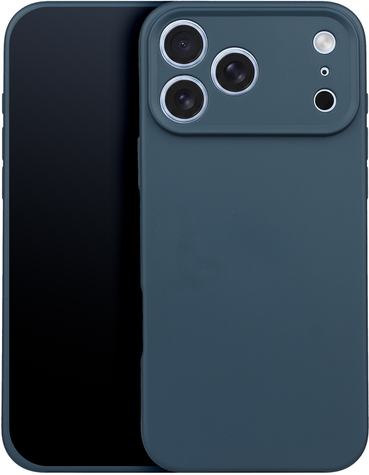 Ovitek za Apple iPhone 18 Pro Max / 17 Pro Max, OEM, silikon, temno moder