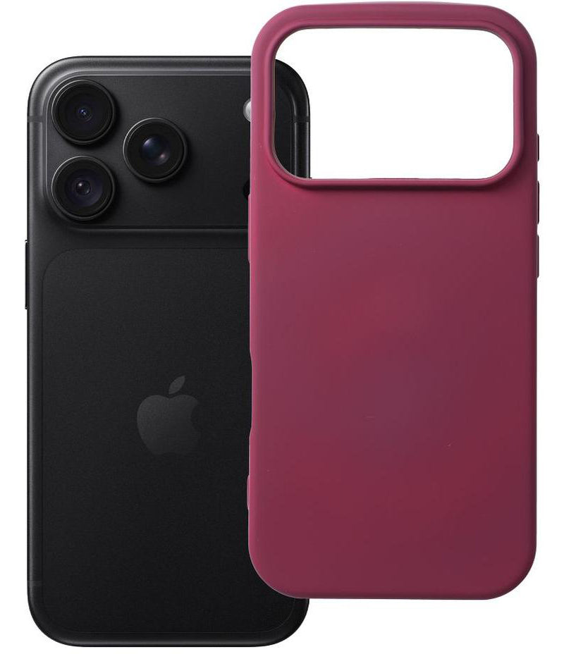 Case for Apple iPhone 18 Pro / iPhone 17 Pro, OEM, Silicone, Burgundy