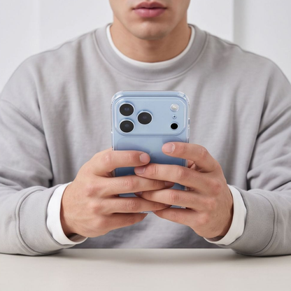 Ovitek za Apple iPhone 18 Pro / 17 Pro, Tech-Protect, Flexair z zaščito zaslona, Prozoren
