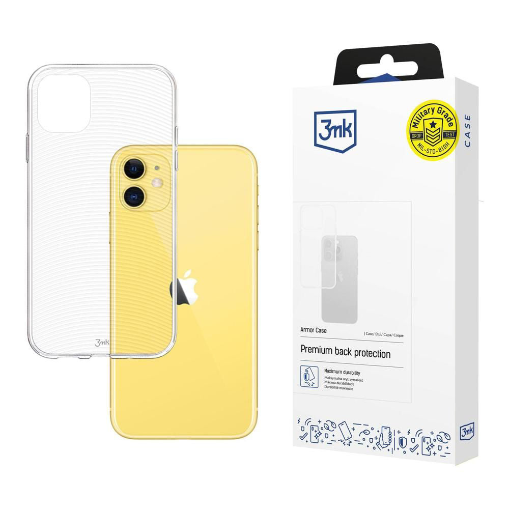 Ovitek za Apple iPhone 11, 3MK, Armor, Prozoren