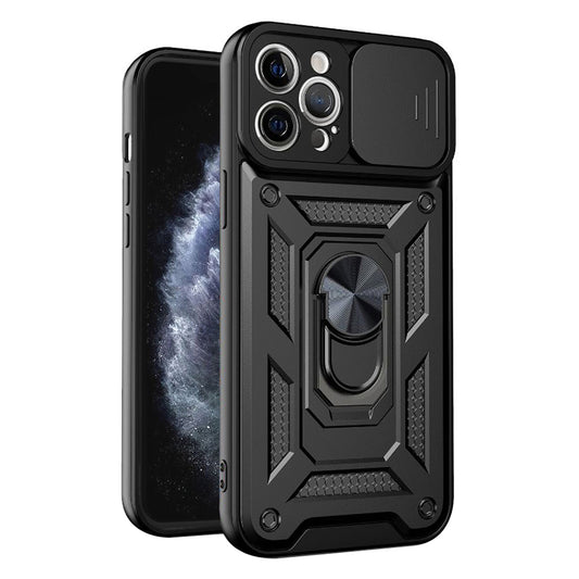 Ovitek za Apple iPhone 11 Pro Max, Techsuit, CamShield, Črn