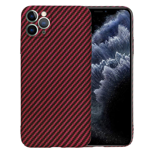 Ovitek za Apple iPhone 11 Pro Max, Techsuit, Carbonite FiberShell, Rdeč