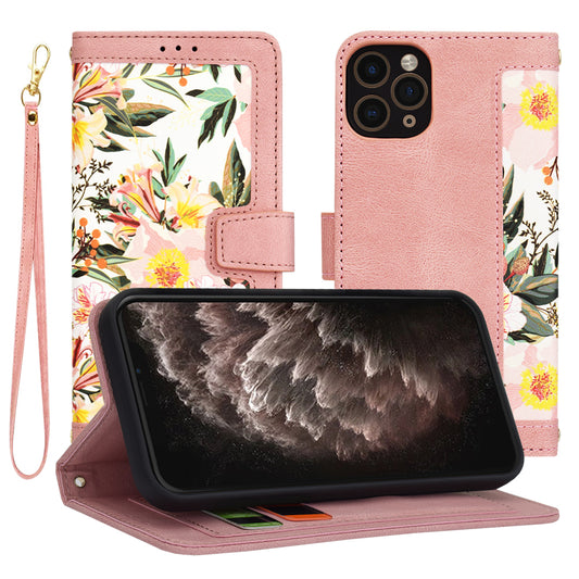 Ovitek za Apple iPhone 11 Pro, Techsuit, FlipCraft, roza