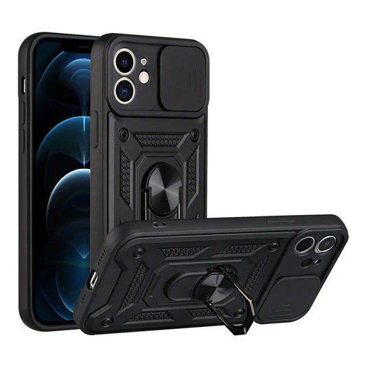 Ovitek za Apple iPhone 11, Techsuit, CamShield, Črn