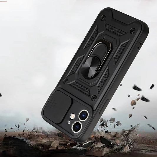Ovitek za Apple iPhone 11, Techsuit, CamShield, Črn