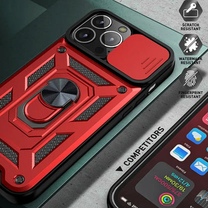 Ovitek za Apple iPhone 12 / 12 Pro, Techsuit, CamShield, Črn